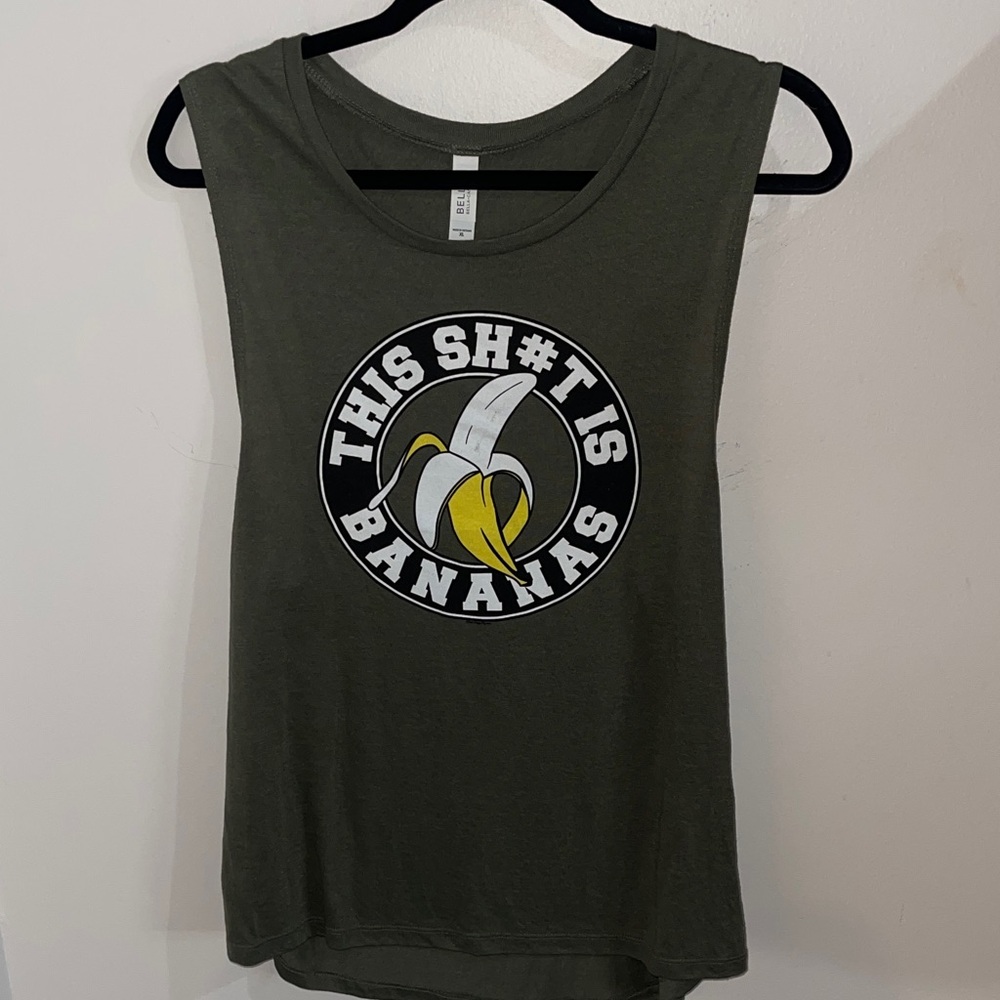 Gwen Stefani Concert T Shirt Top with Banana Print